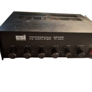 CSI P-30A PA Amplifier - Powers On, Untested, Surface Scuffs